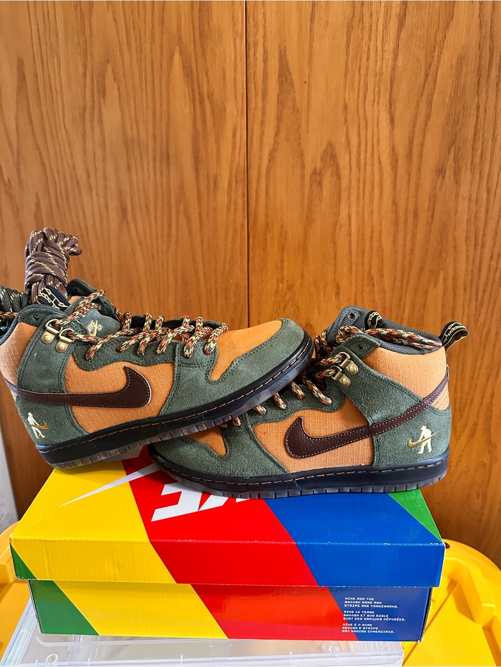 Size 8.5 - Nike SB Dunk High x PassPort Men's 'Workboot' DO6119-300 NEW